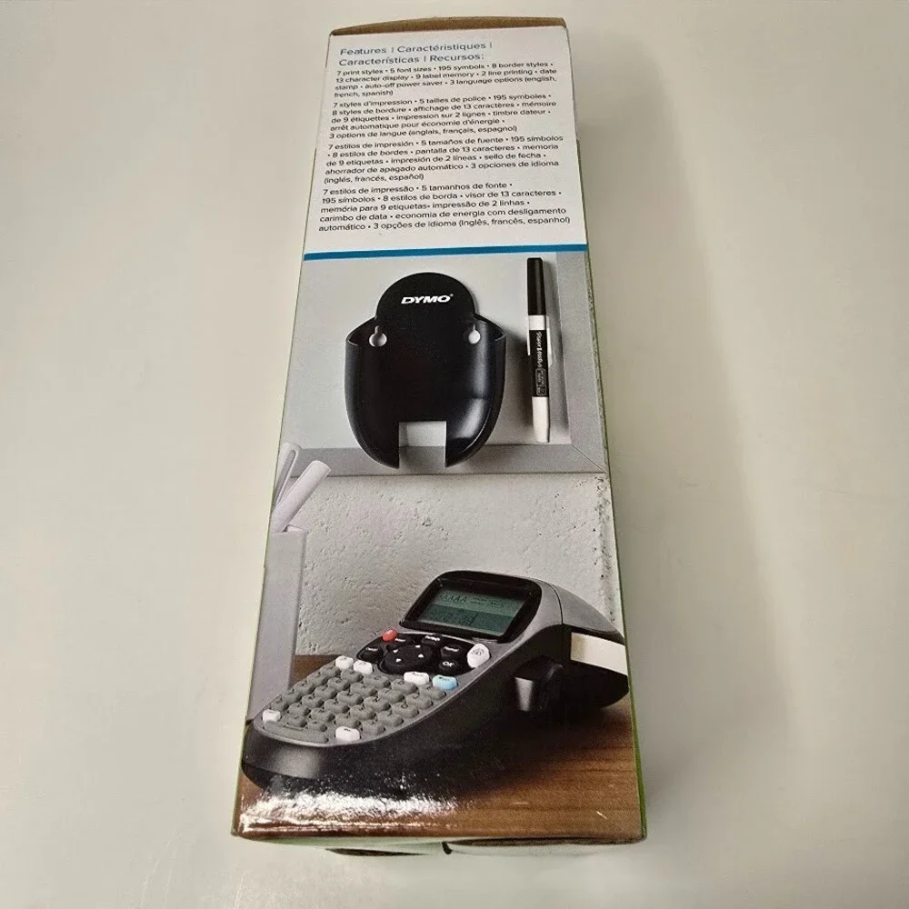 New! DYMO Label Maker + 3 Labeling Tapes | LetraTag 100H Handheld Label Maker